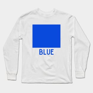 Learn Your Colours - Blue Long Sleeve T-Shirt